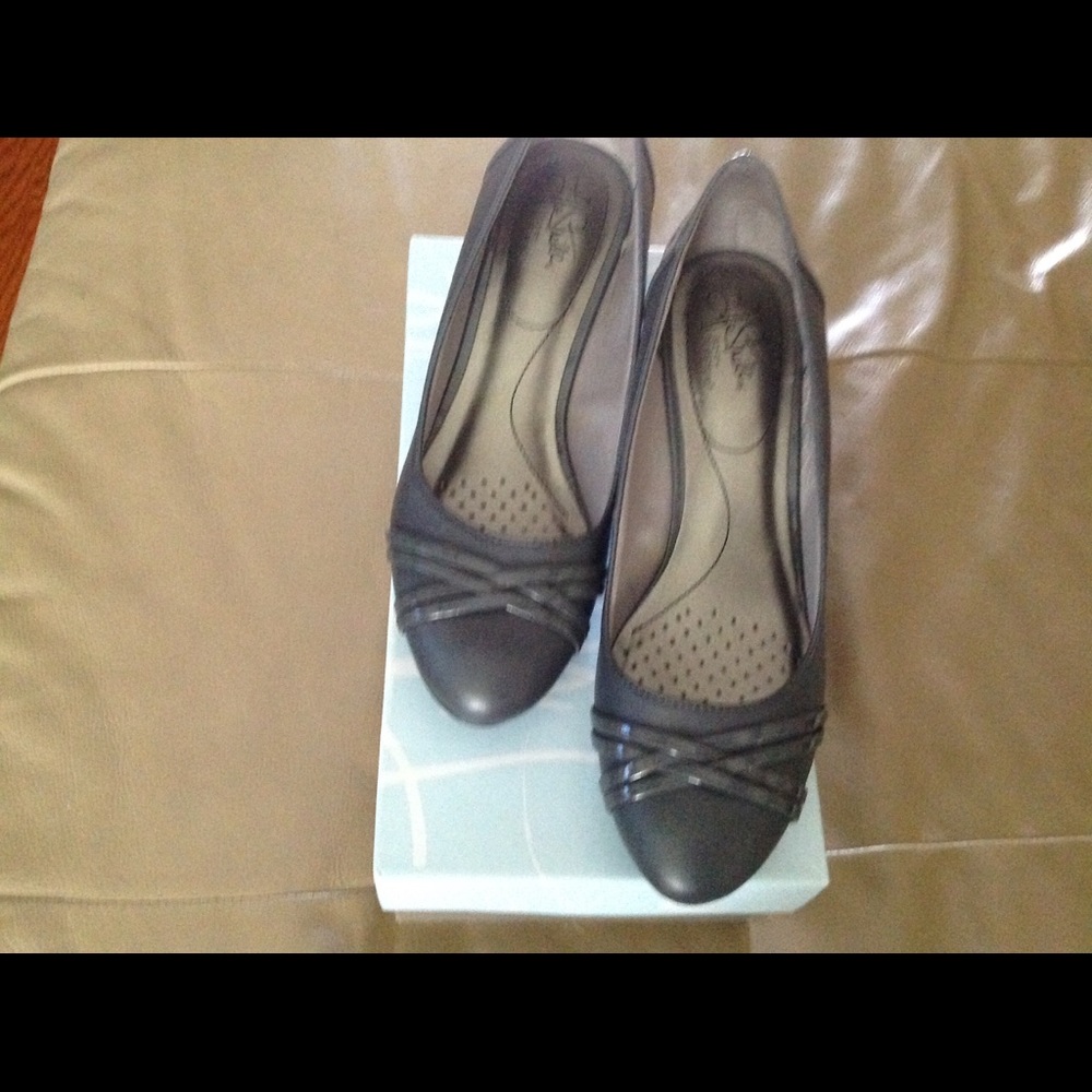 Shoes in tagged box